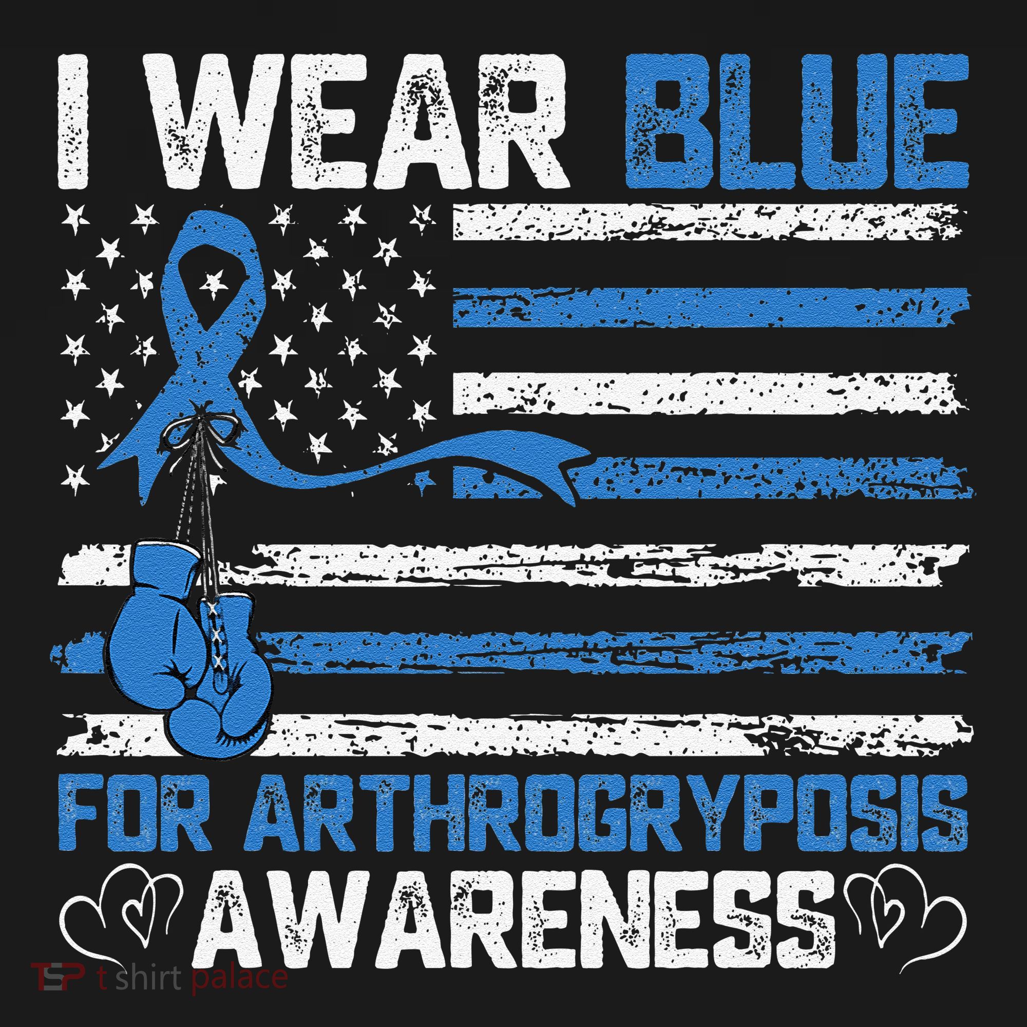 I Wear Blue For Arthrogryposis Awareness Month Ornament