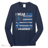 I Wear Blue For Arthrogryposis Awareness Month Long Sleeve Shirt thumb 0