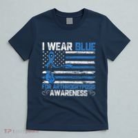 I Wear Blue For Arthrogryposis Awareness Month T-Shirt thumb 5
