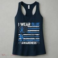 I Wear Blue For Arthrogryposis Awareness Month Women's Tank Top thumb 3