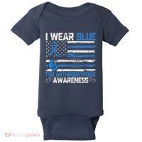 I Wear Blue For Arthrogryposis Awareness Month Baby Bodysuit thumb 0