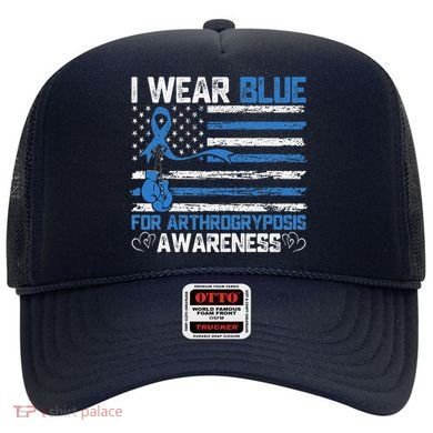 I Wear Blue For Arthrogryposis Awareness Month Hat