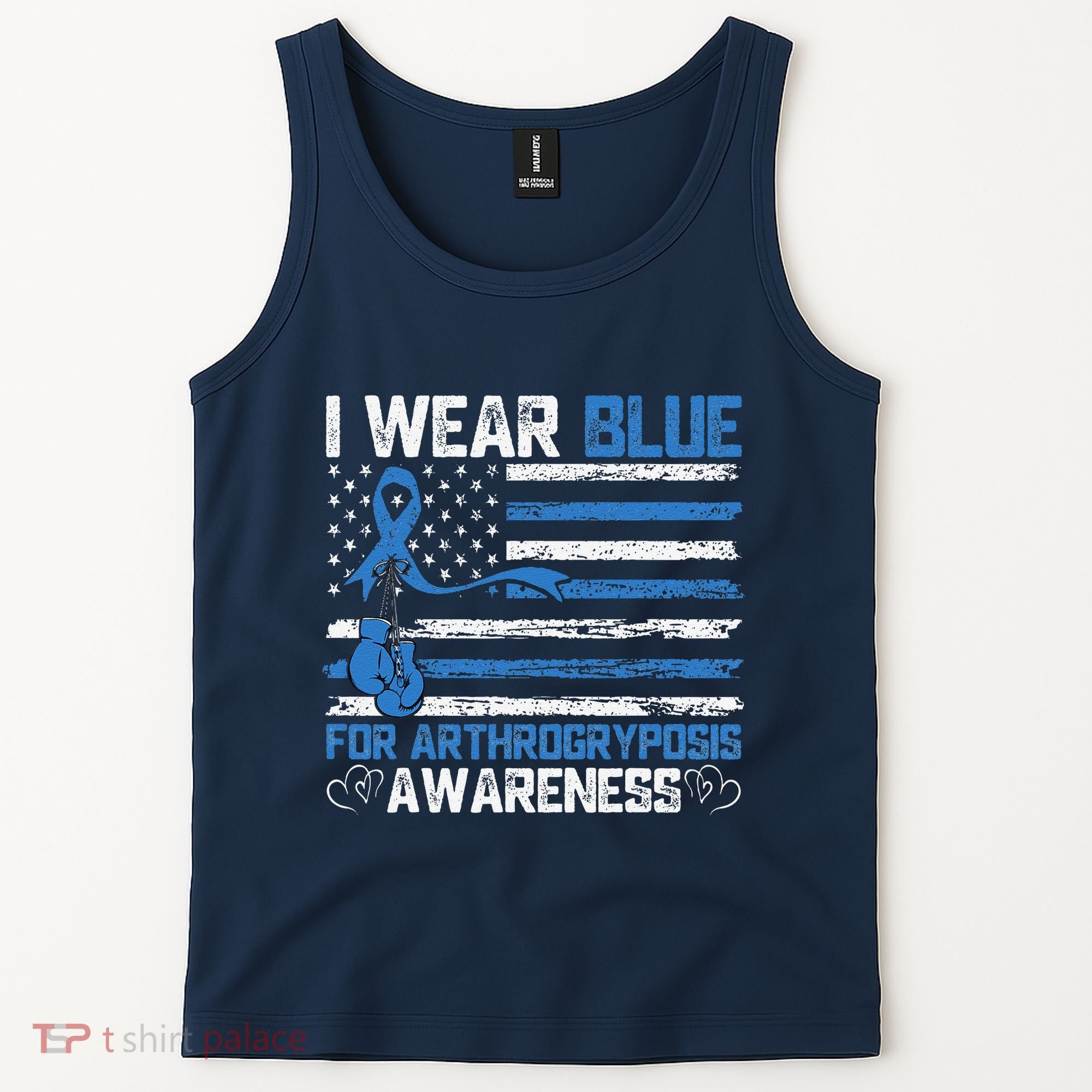 I Wear Blue For Arthrogryposis Awareness Month Tank Top