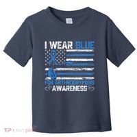 I Wear Blue For Arthrogryposis Awareness Month Toddler T-Shirt thumb 0