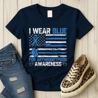 I Wear Blue For Arthrogryposis Awareness Month Women's T-Shirt thumb 3