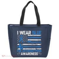 I Wear Blue For Arthrogryposis Awareness Month Tote Bag thumb 0