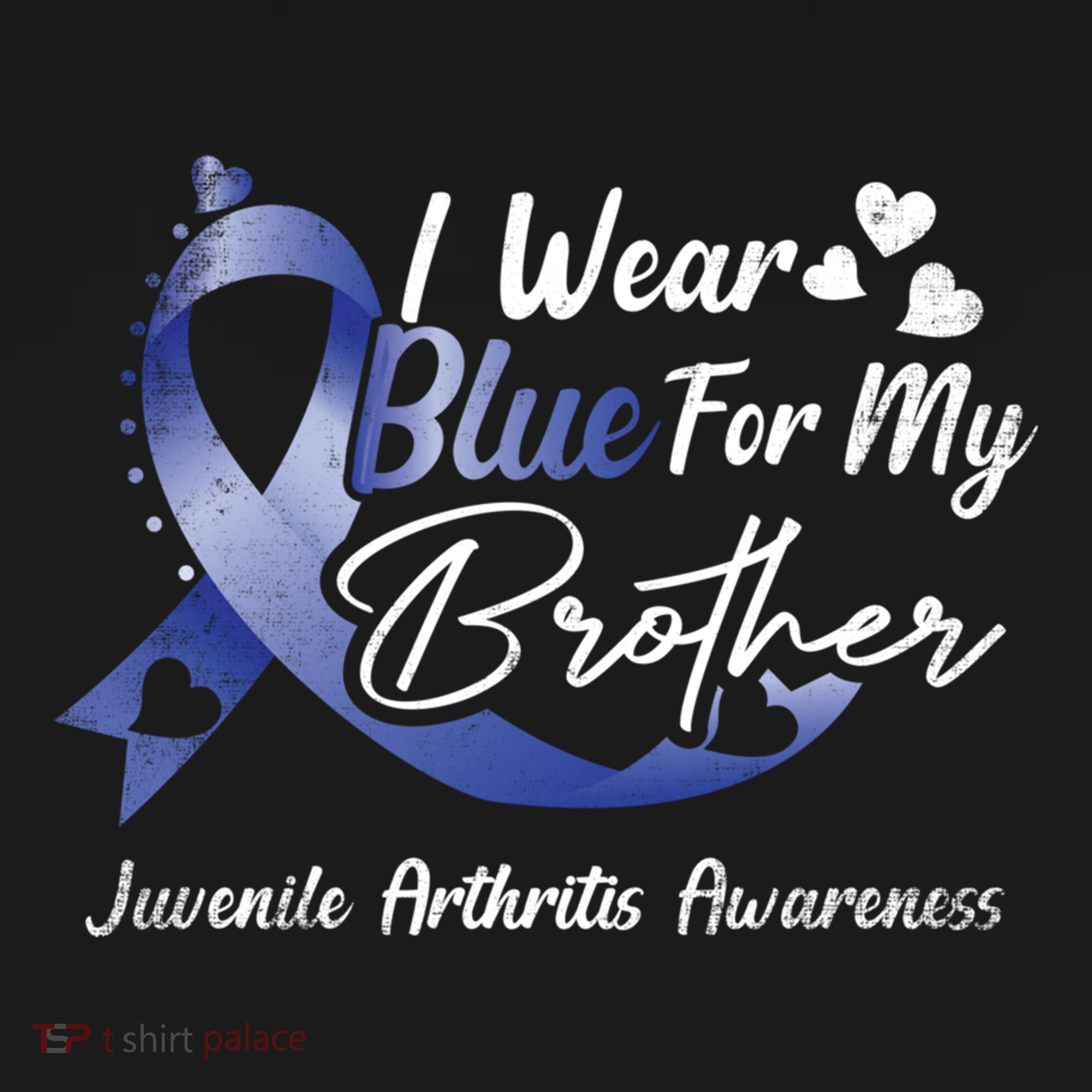 I Wear Blue For My Brother Juvenile Arthritis Awareness Great Gift Women's Hoodie