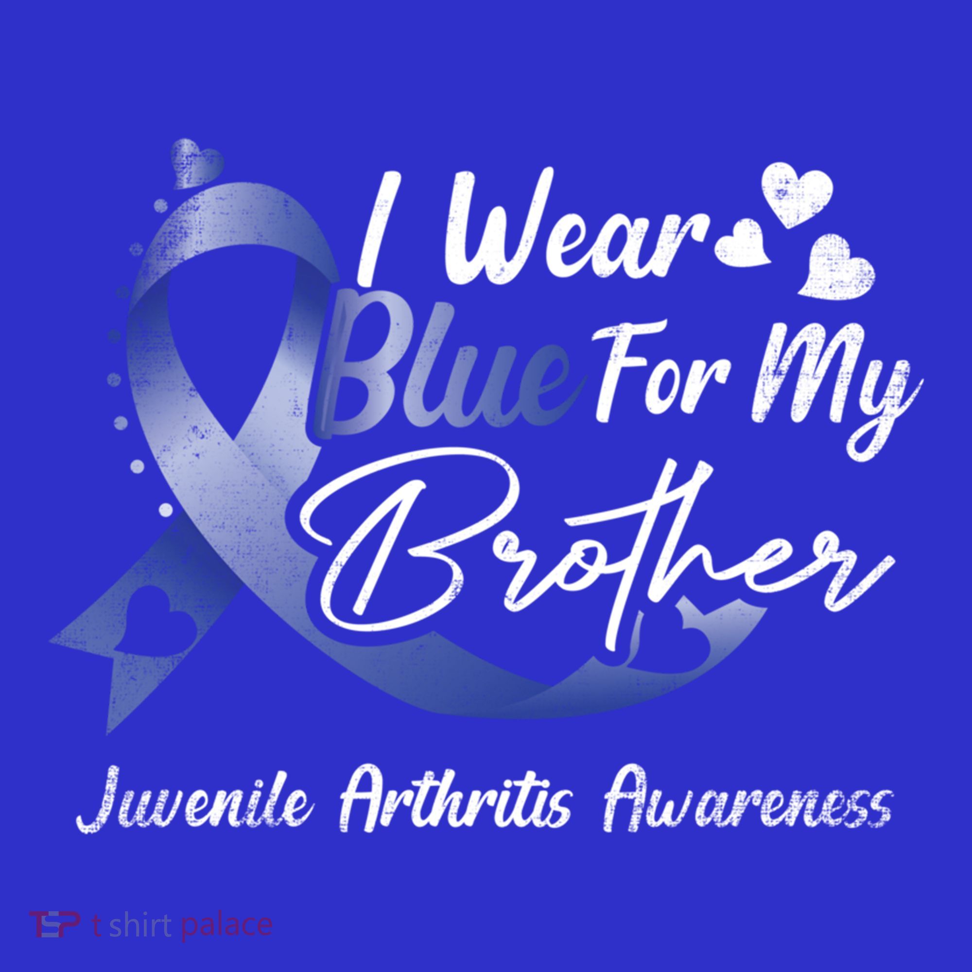 I Wear Blue For My Brother Juvenile Arthritis Awareness Great Gift Kids Hoodie