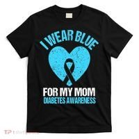 I Wear Blue For My Mom Diabetes Awareness Toddler T-Shirt thumb 0