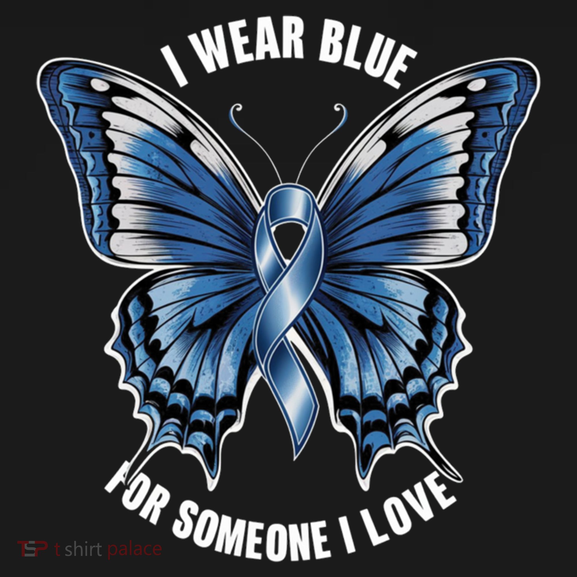 I Wear Blue For Juvenile Arthritis Awareness Butterfly Ribbo Gift Backpack