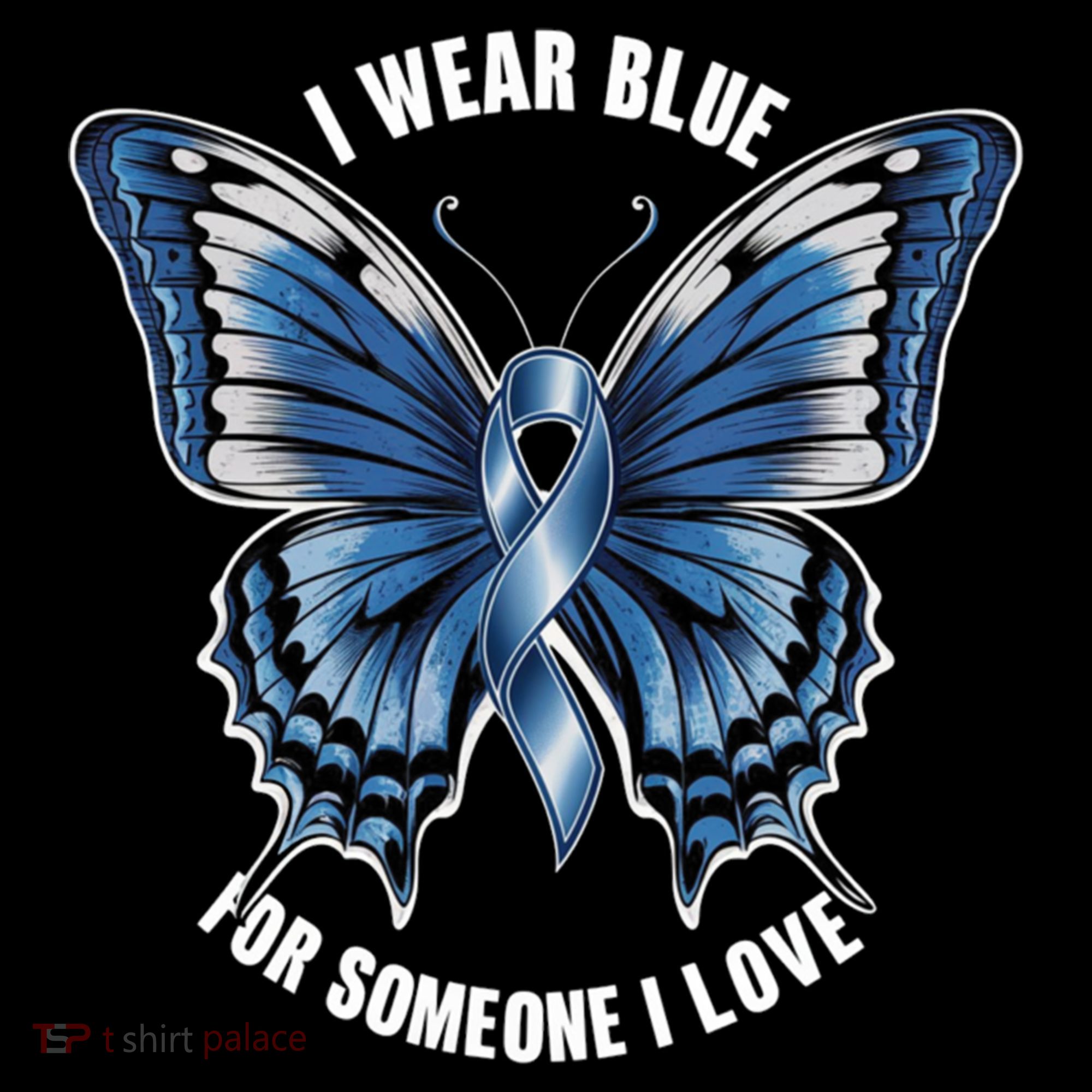 I Wear Blue For Juvenile Arthritis Awareness Butterfly Ribbo Gift Coffee Mug