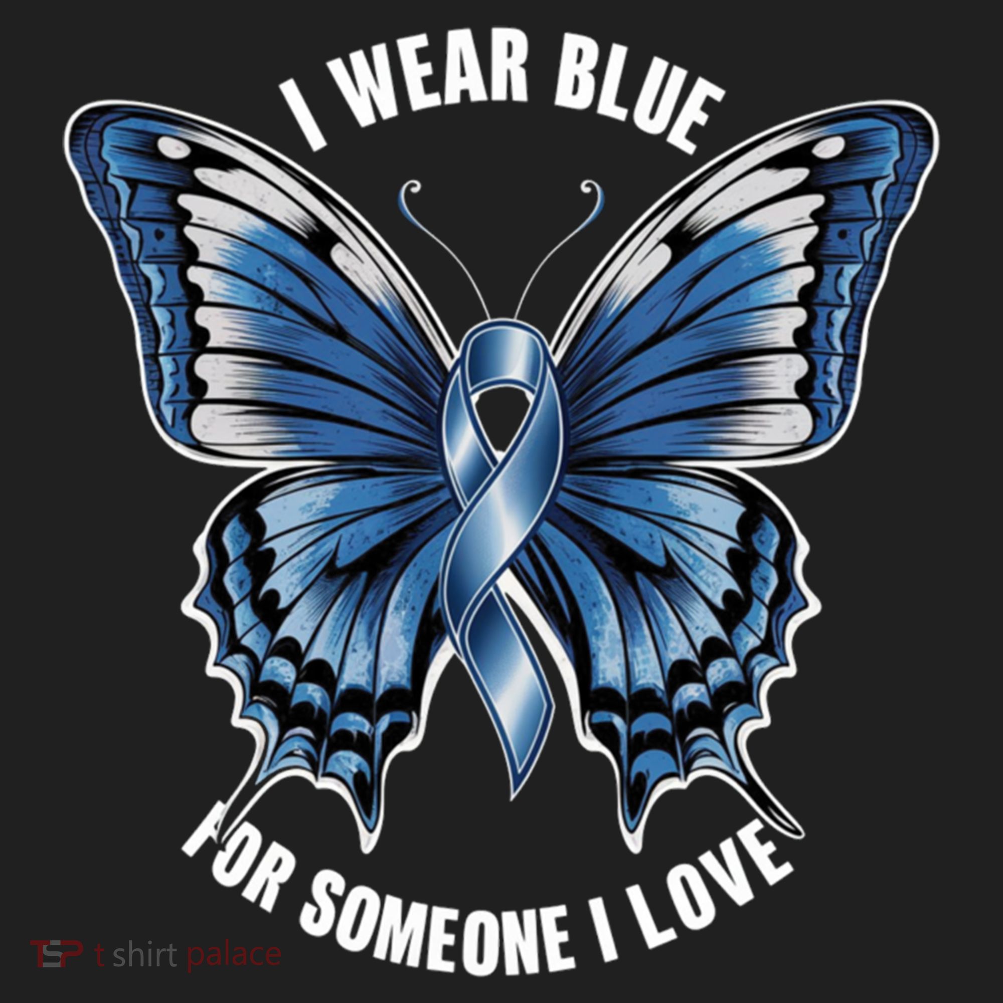 I Wear Blue For Juvenile Arthritis Awareness Butterfly Ribbo Gift Beanie