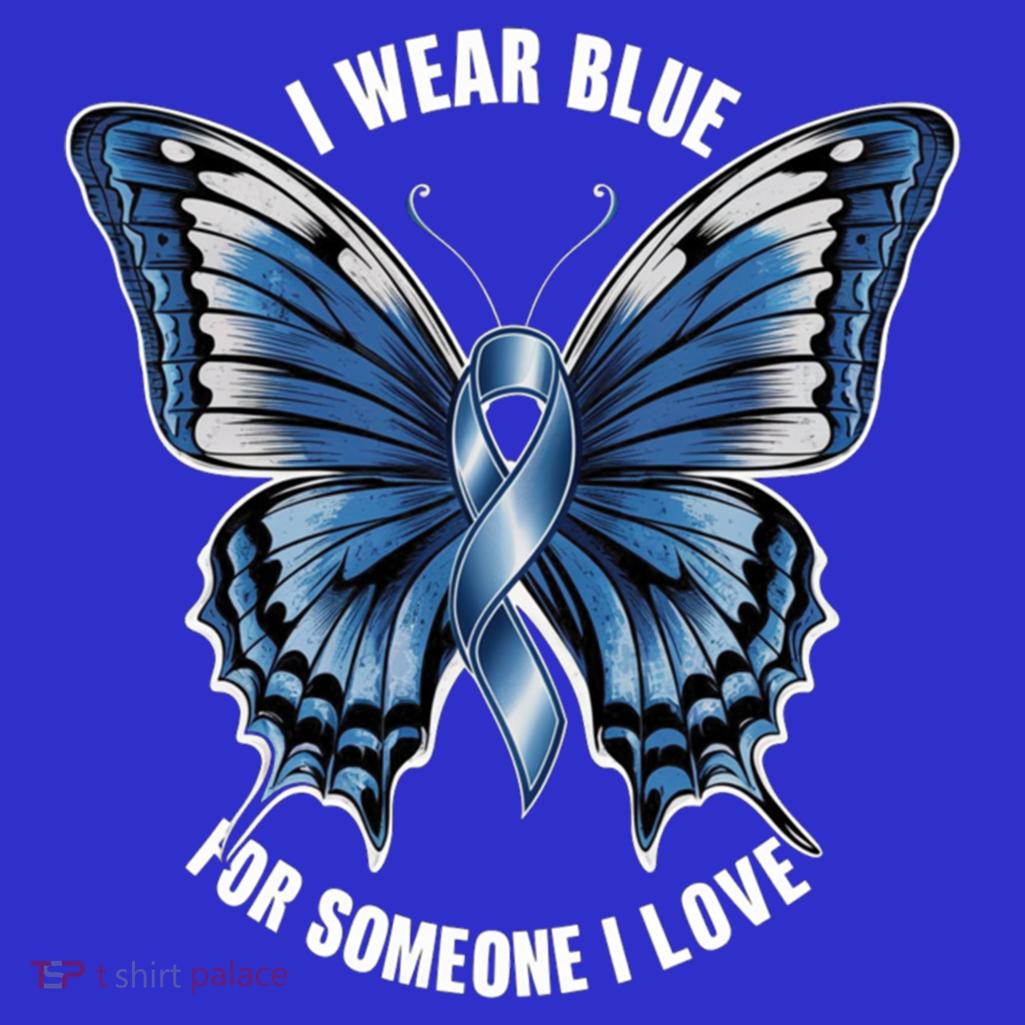 I Wear Blue For Juvenile Arthritis Awareness Butterfly Ribbo Gift Women's Tank Top