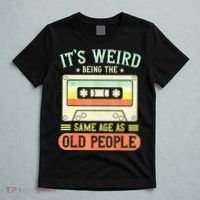 It's Weird Being The Same Age As Old People Retro Vintage T-Shirt thumb 5