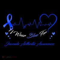 I Wear Blue For Juvenile Arthritis Awareness Cute Gift Coffee Mug thumb 5