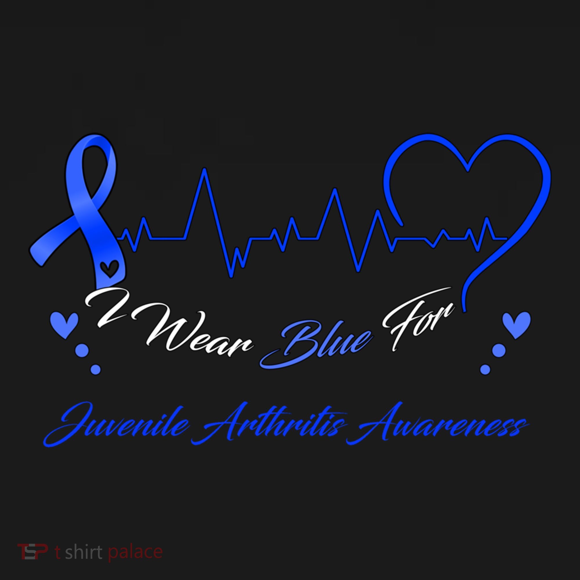 I Wear Blue For Juvenile Arthritis Awareness Cute Gift Women's Hoodie