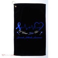 I Wear Blue For Juvenile Arthritis Awareness Cute Gift Golf Towel thumb 0