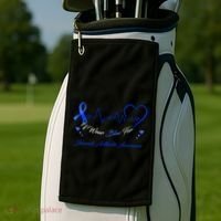 I Wear Blue For Juvenile Arthritis Awareness Cute Gift Golf Towel thumb 2