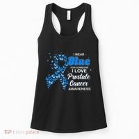I Wear Blue For Someone I Love Prostate Cancer Awareness Women's Tank Top thumb 0