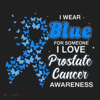 I Wear Blue For Someone I Love Prostate Cancer Awareness Hat thumb 2