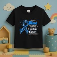 I Wear Blue For Someone I Love Prostate Cancer Awareness Toddler T-Shirt thumb 3