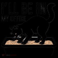 I Will Be In My Office Funny Cat Meme Litter Box Coffee Mug thumb 5
