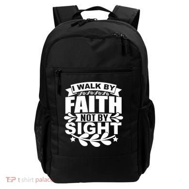 I Walk By Faith T Backpack