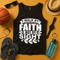 I Walk By Faith T Tank Top thumb 4