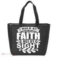 I Walk By Faith T Tote Bag thumb 0