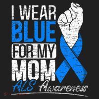 I Wear Blue For My Dad ALS Awareness Supporter Warrior Beanie thumb 2