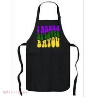 I Wanna Be Loved Bayou Mardi Gras Apron thumb 0