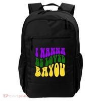 I Wanna Be Loved Bayou Mardi Gras Backpack thumb 0