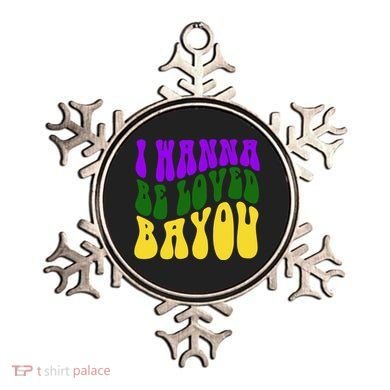 I Wanna Be Loved Bayou Mardi Gras Ornament