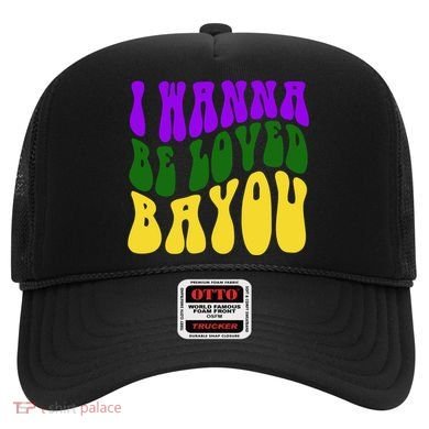 I Wanna Be Loved Bayou Mardi Gras Hat