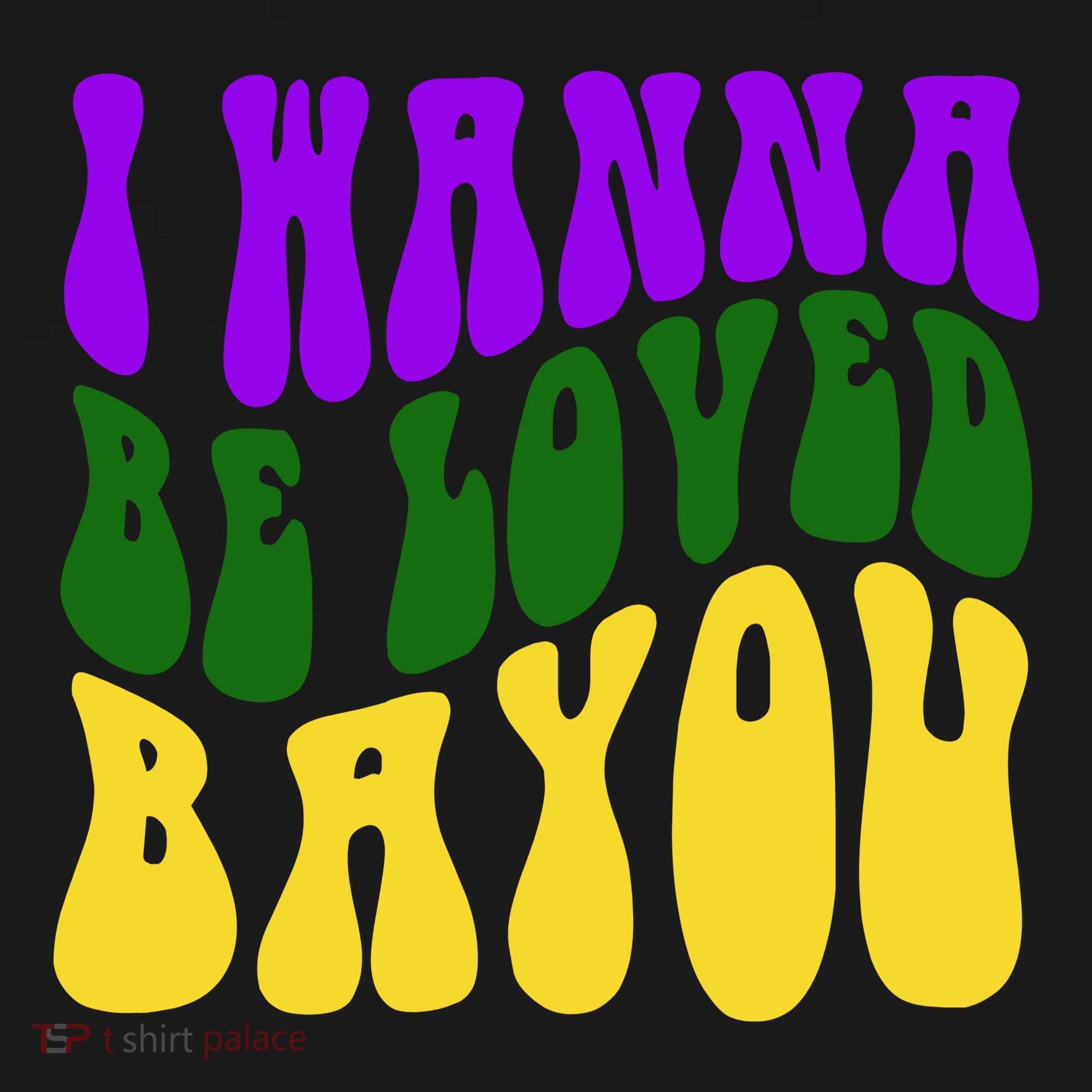 I Wanna Be Loved Bayou Mardi Gras Visor