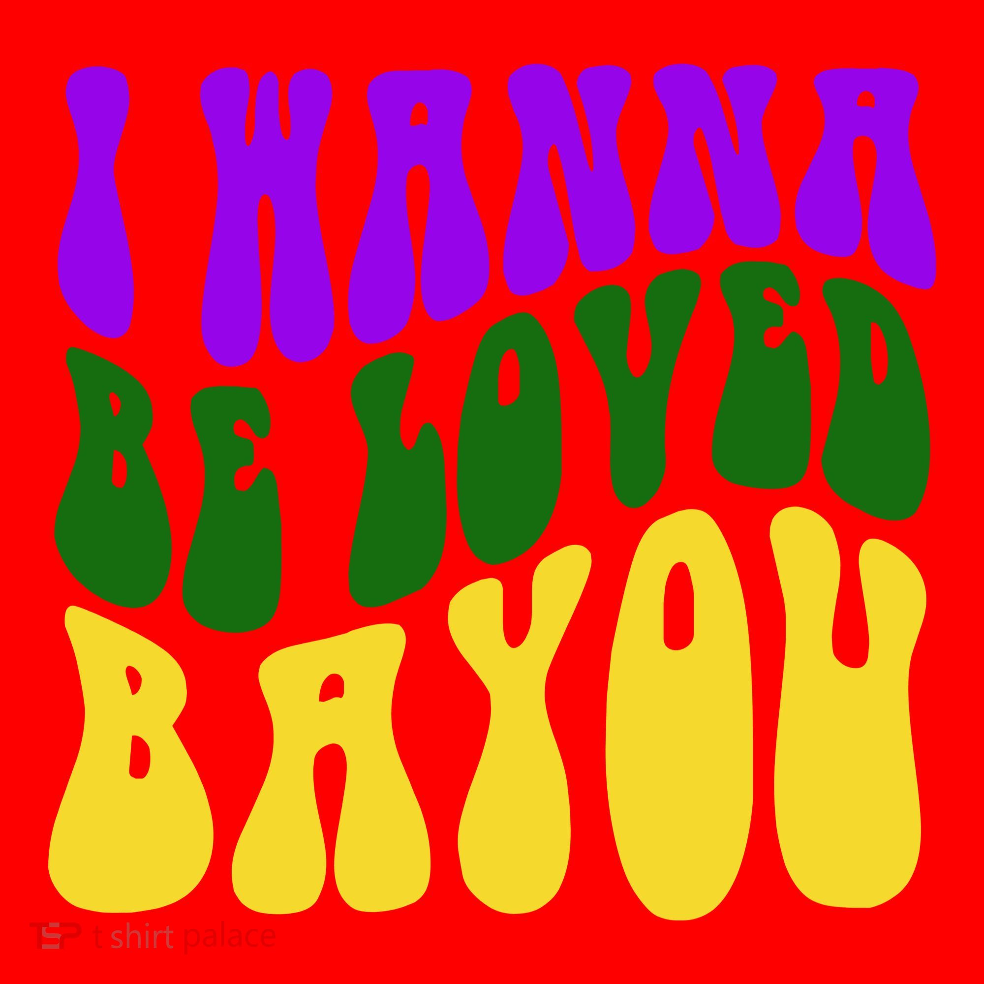 I Wanna Be Loved Bayou Mardi Gras Santa Hat