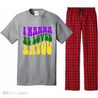 I Wanna Be Loved Bayou Mardi Gras Pajama Set thumb 0