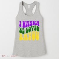 I Wanna Be Loved Bayou Mardi Gras Women's Tank Top thumb 0
