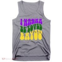 I Wanna Be Loved Bayou Mardi Gras Tank Top thumb 0