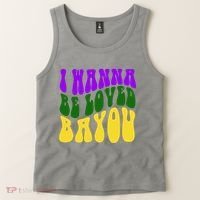 I Wanna Be Loved Bayou Mardi Gras Tank Top thumb 2