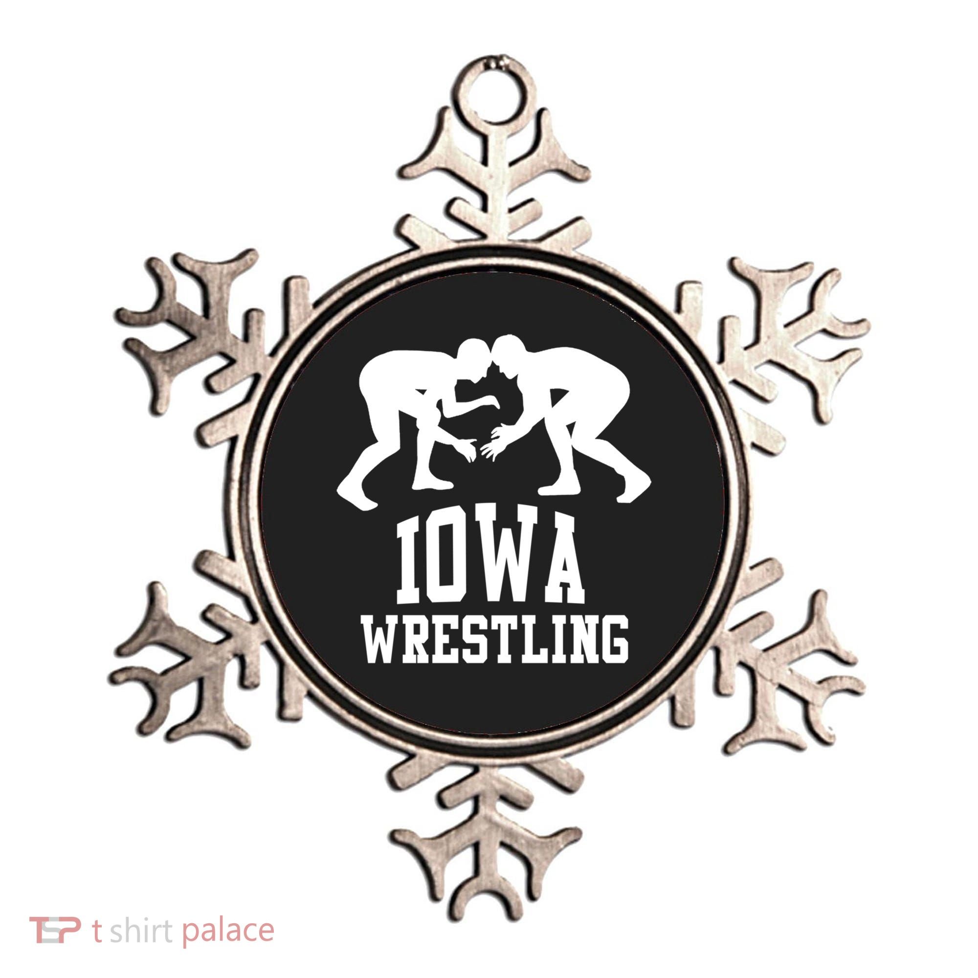 Iowa Wrestling Cool Gift Ornament