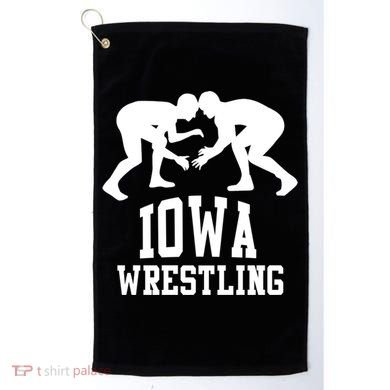 Iowa Wrestling Cool Gift Golf Towel