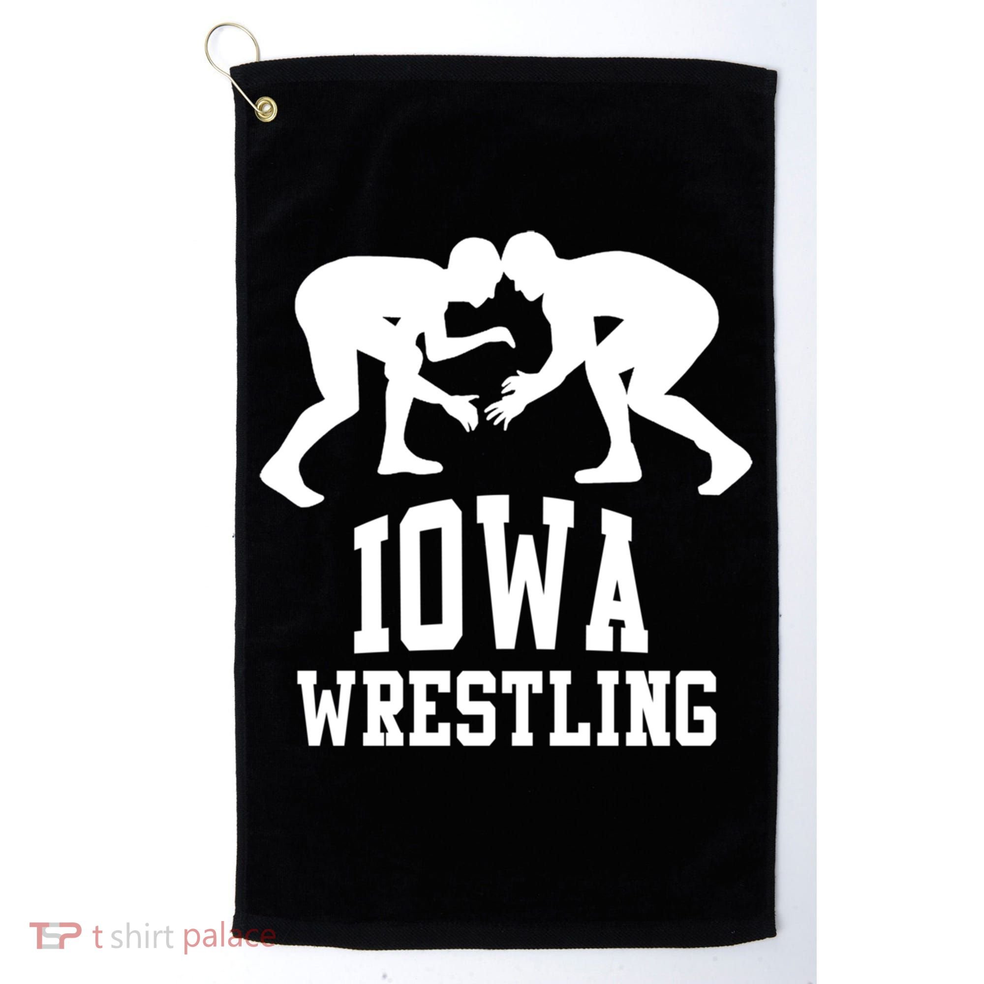 Iowa Wrestling Cool Gift Golf Towel