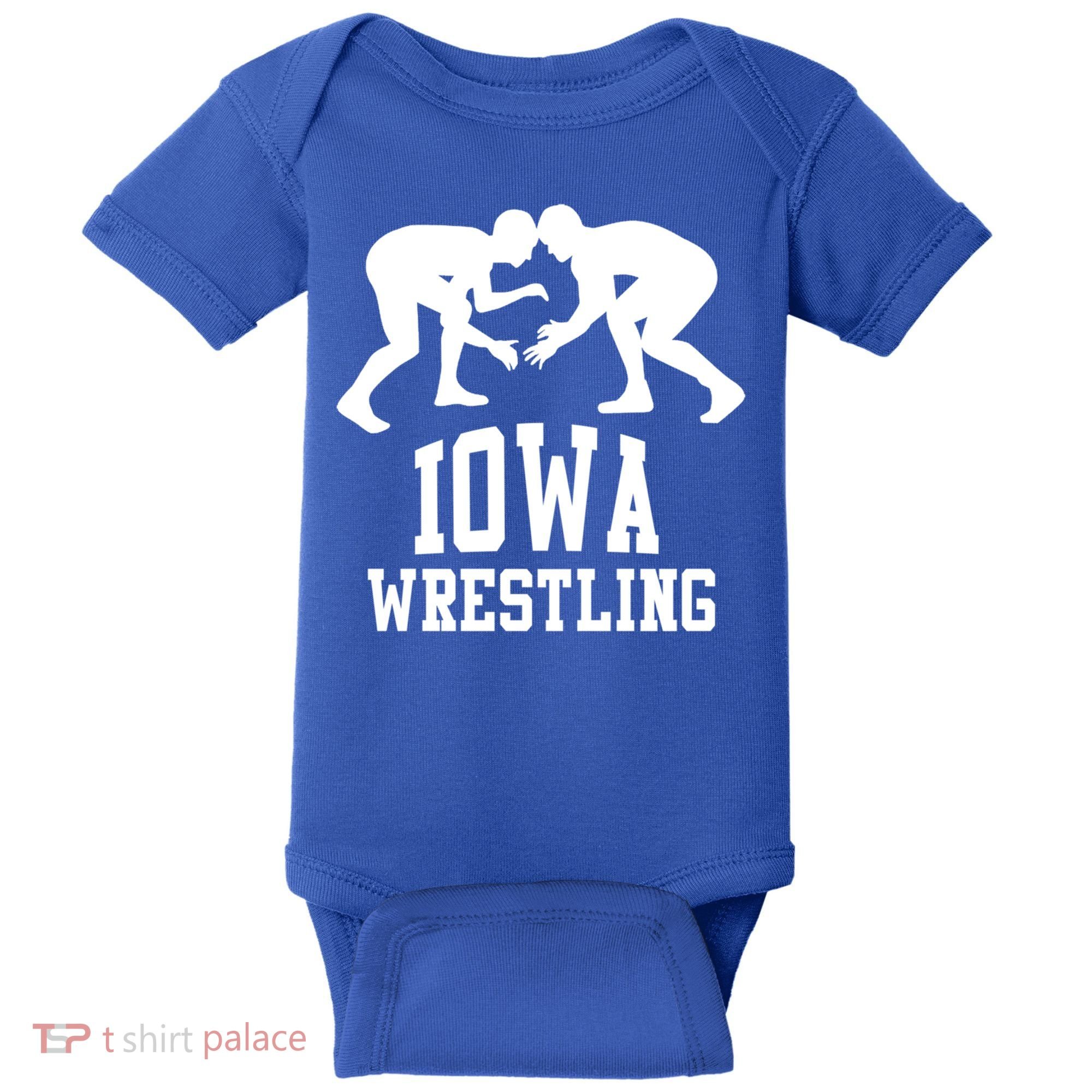 Iowa Wrestling Cool Gift Baby Bodysuit