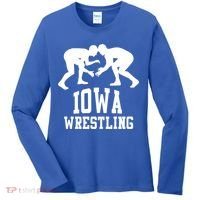 Iowa Wrestling Cool Gift Women's Long Sleeve Shirt thumb 0