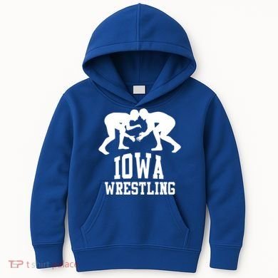 Iowa Wrestling Cool Gift Kids Hoodie