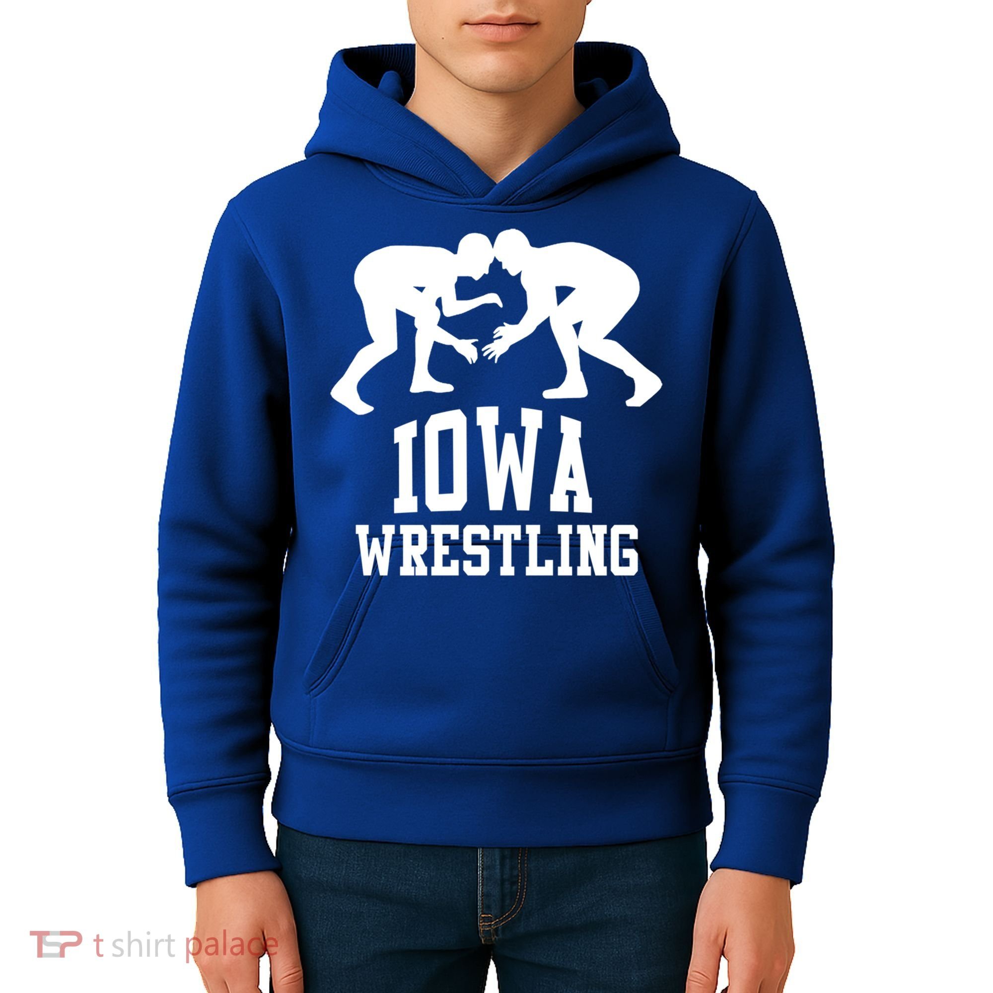 Iowa Wrestling Cool Gift Kids Hoodie
