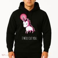 I Will Cut You Stabby Unicorn Funny Hoodie thumb 2