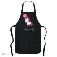 I Will Cut You Stabby Unicorn Funny Apron thumb 0