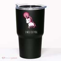 I Will Cut You Stabby Unicorn Funny Tumbler thumb 0